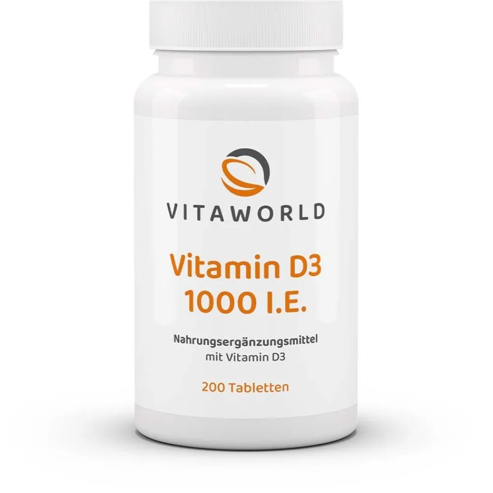 Vitamin D3 1000 I.E.> New