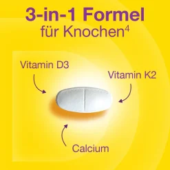 Vitamin D3 1000 I.E. VIT Osteo mit K2, Kalzium für Knochen*|Vigantol New