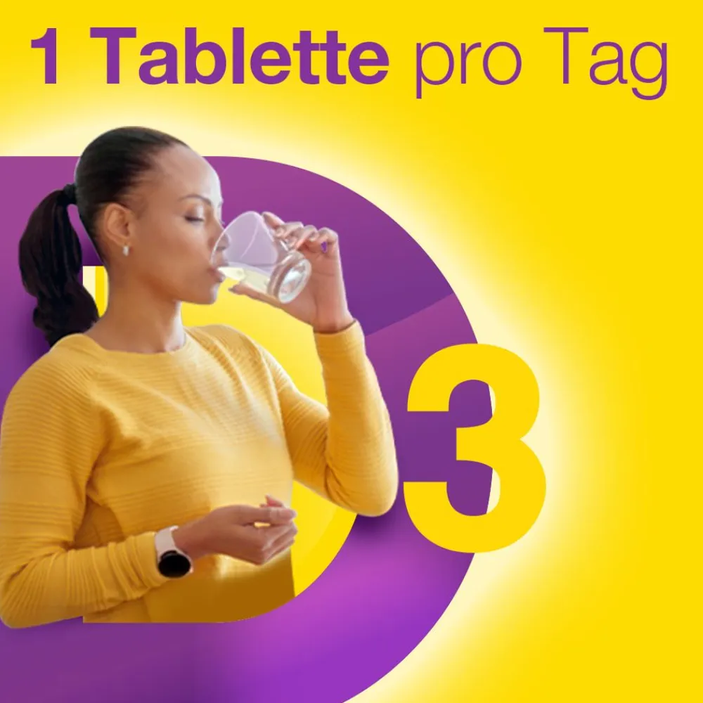Vitamin D3 1000 I.E. VIT Osteo mit K2, Kalzium für Knochen*|Vigantol New