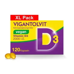 Vitamin D3 2000 I.E. VIT Weichkapseln vegan - für ein aktives Leben²|Vigantol Clearance