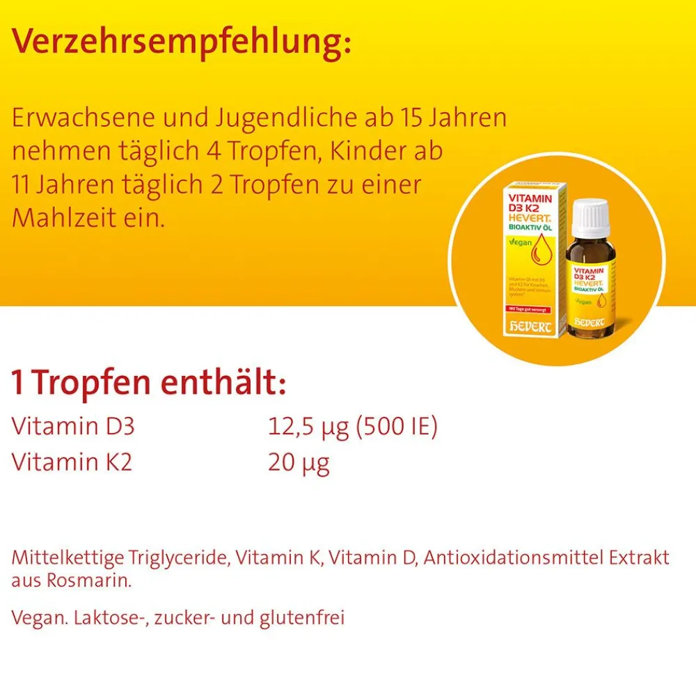 Vitamin D3 K2 Hevert Bioaktiv Öl> Sale