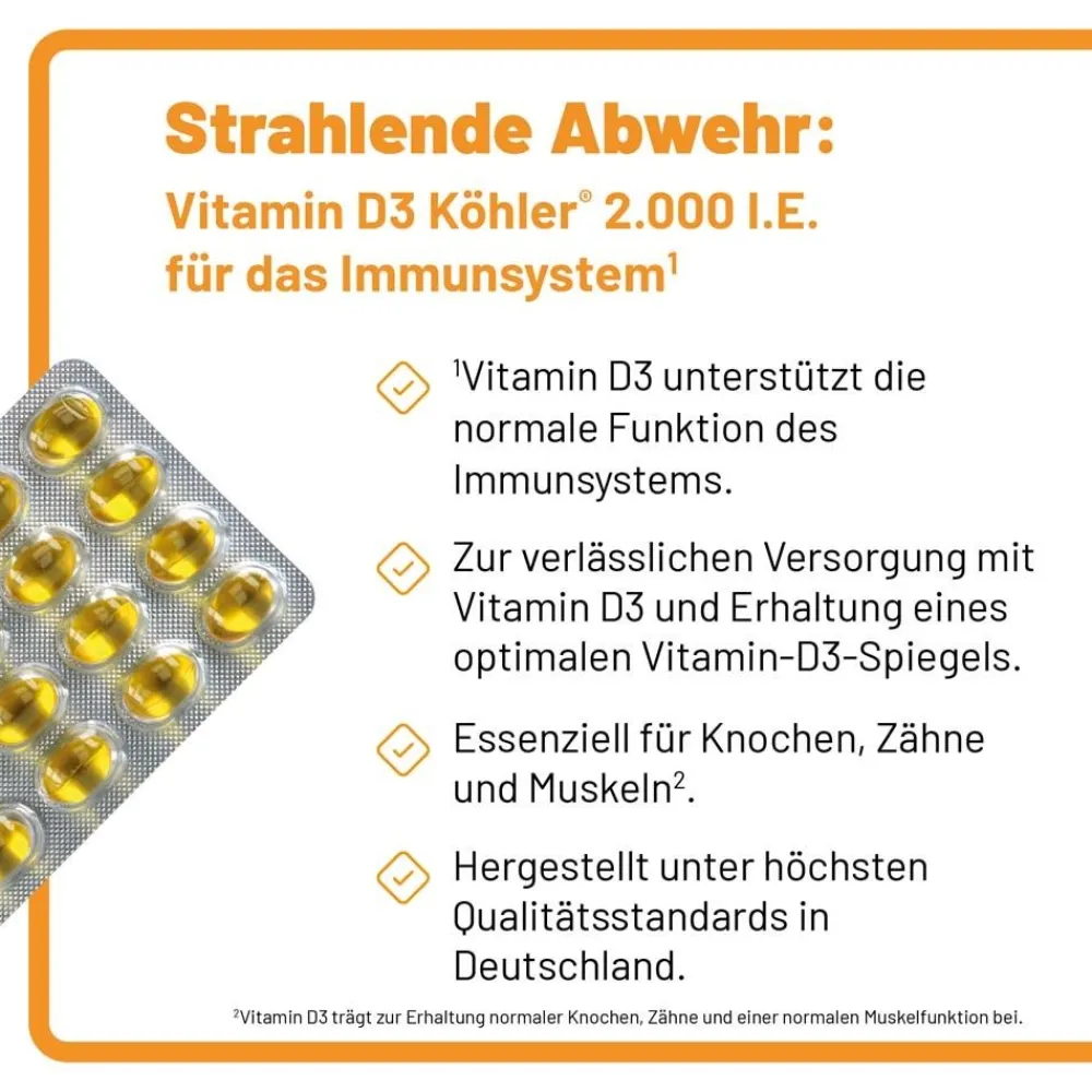 Vitamin D3 Köhler 2000 IE Kapseln> Best