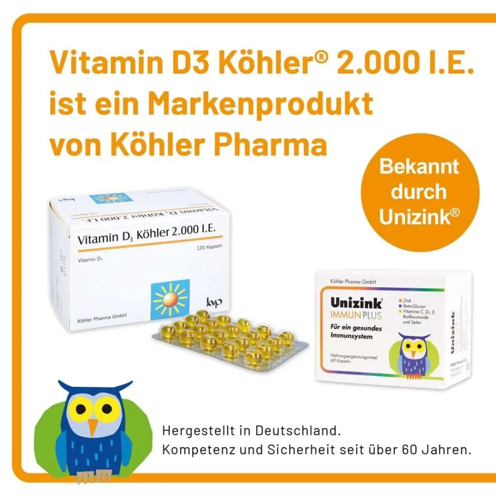 Vitamin D3 Köhler 2000 IE Kapseln> Best