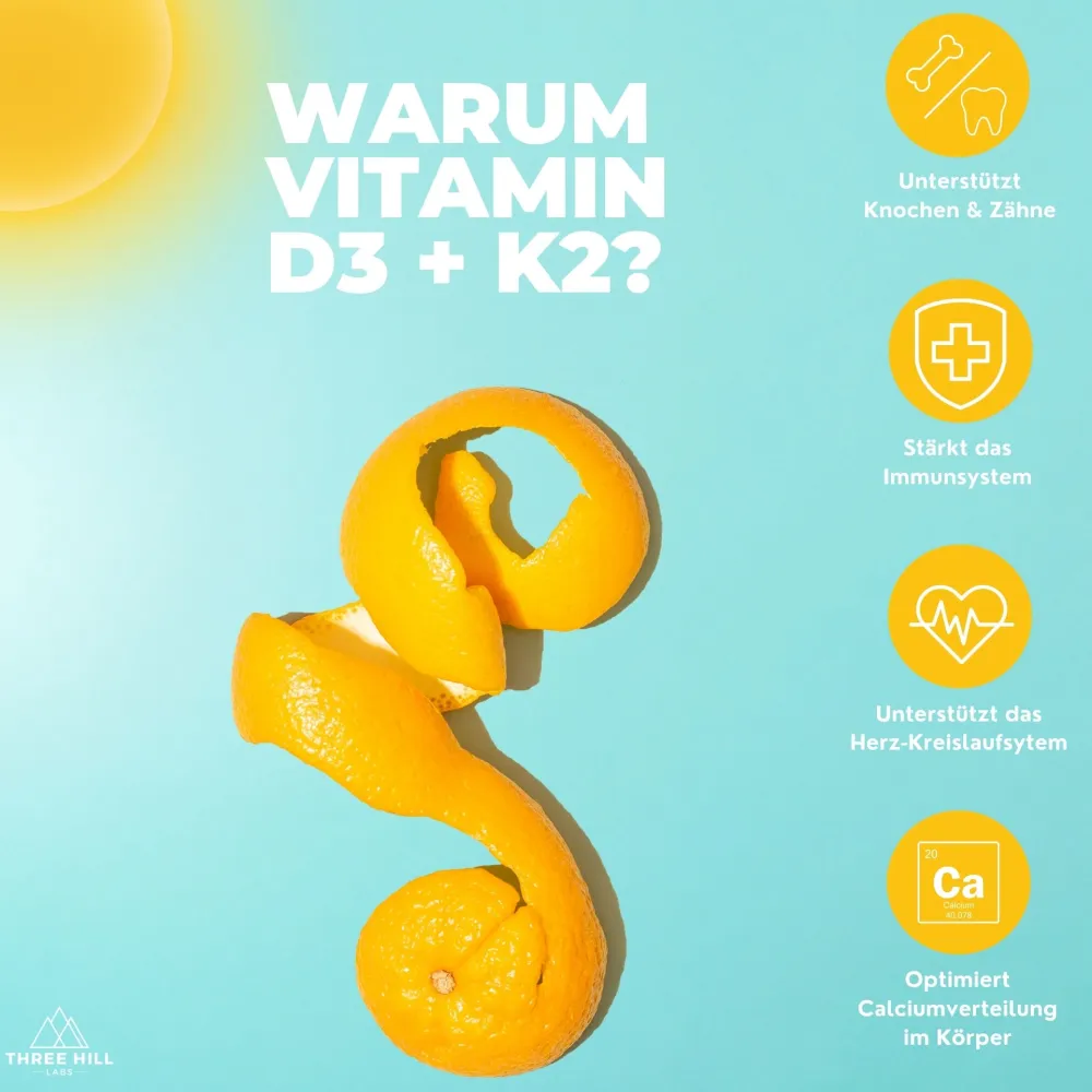 Vitamin D3 K2 liposomal Spray - Sonnenvitamin - Three Hill Labs| Outlet