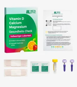 Vitamin D Test, Calcium Test & Magnesium Test (vollwertiger Labortest)| New