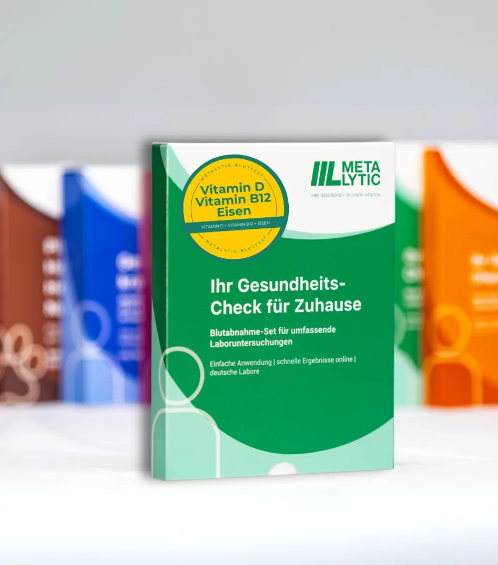Vitamin D Test, Vitamin B12 Test & Eisenmangel Test (vollwertiger Labortest)> Hot