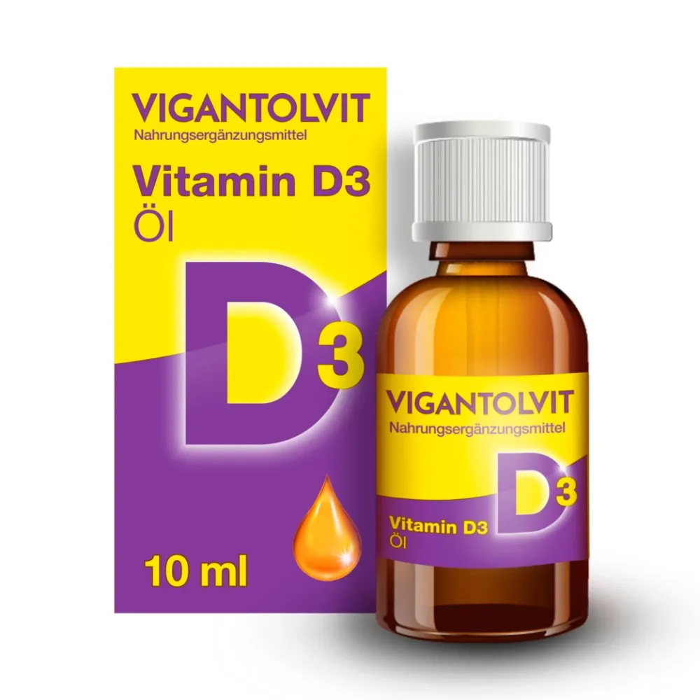Vitamin D3 VIT Öl, 500 I.E. pro Tropfen - für die ganze Familie*>Vigantol New