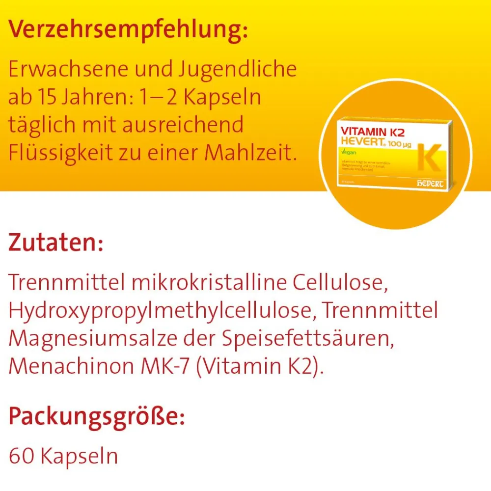 Vitamin K2 100 µg>Hevert Discount