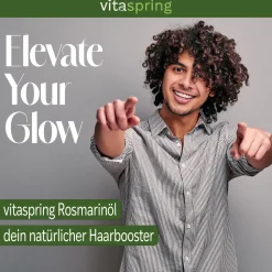 vitaspring® ätherisches Bio Rosmarinöl für Haare & Kopfhaut| Discount