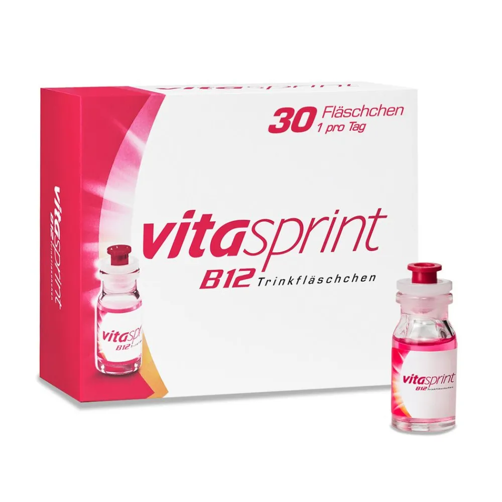 B12 Trinkfläschchen, mit Vitamin B12 für mehr Energie - Jetzt 20% mit dem Code Vitamine20 sparen*>vitasprint Discount