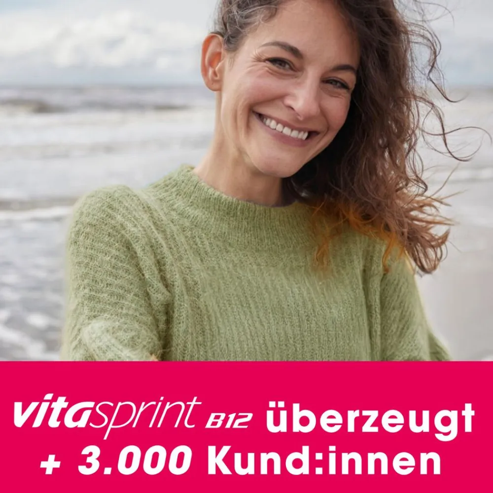B12 Trinkfläschchen, mit Vitamin B12 für mehr Energie - Jetzt 20% mit dem Code Vitamine20 sparen*>vitasprint Discount