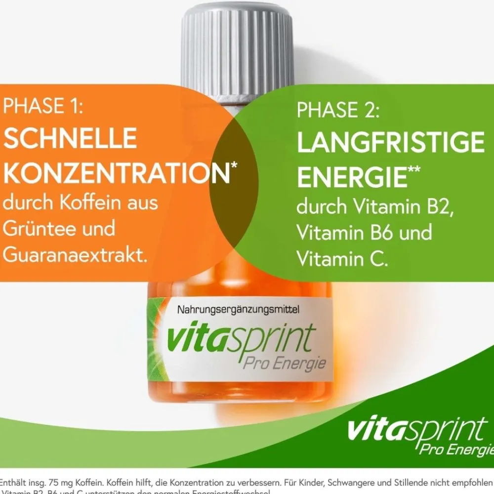 Pro Energie, Nahrungsergänzungsmittel, Vitamin B6, Vitamin C, 24 St.>vitasprint