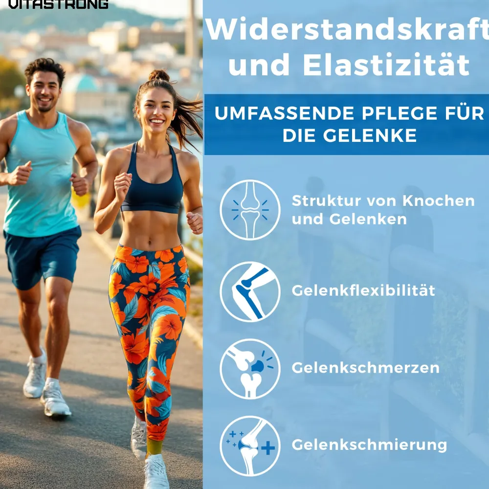 Vitastrong Kollagen Hyaluronsäure - 180 Kapseln, 2000 mg COLLinstant Kollagen| Online