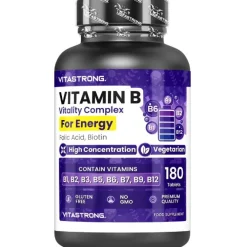 Vitastrong Vitamin B Komplex - 180 Tabletten, Hochdosiert| Online