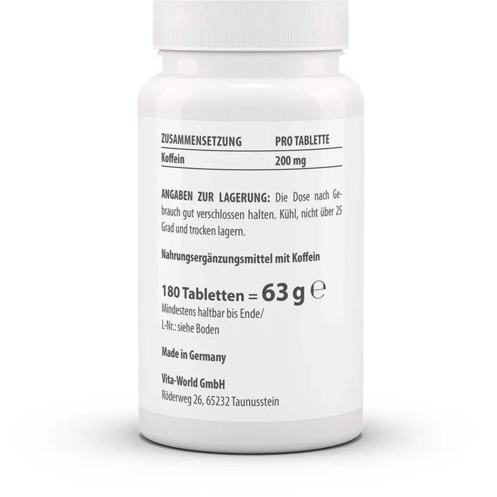 Coffein 200 mg|vitaworld Online
