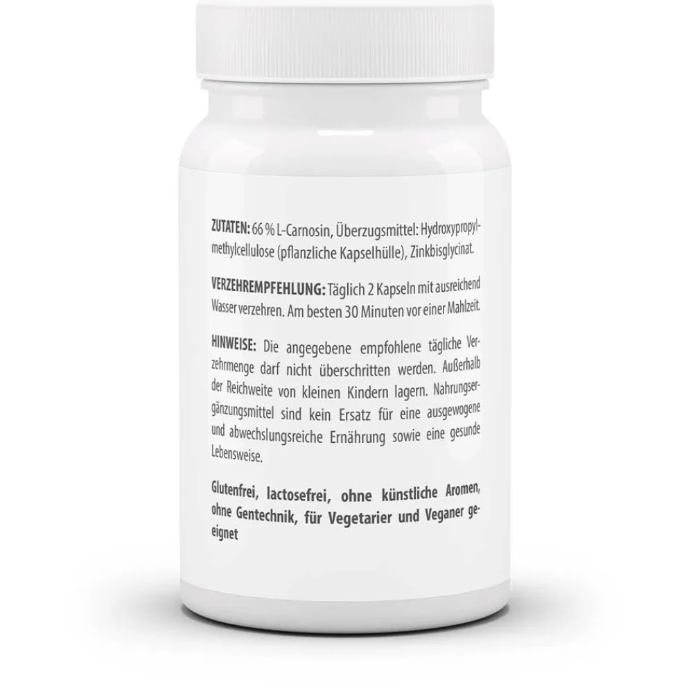 VitaWorld Zink L-Carnosin Kapseln mit 300 mg L-Carnosin> Best
