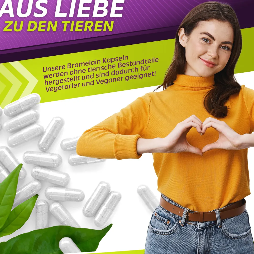 Bromelain 5000FIP Kapseln|Vita2You Outlet