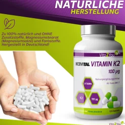 Vitamin K2 100µg Kapseln - all trans|Vita2You Online