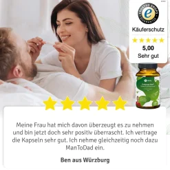 vitelly Cordyceps Man Kapseln – mit Cordyceps, Zink und B-Vitaminen für Männer| Discount