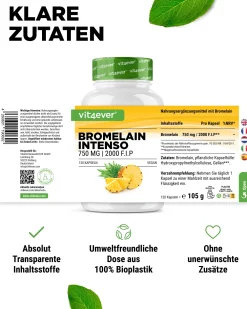 Bromelain Intenso (2000 F.I.P)|vit4ever Discount