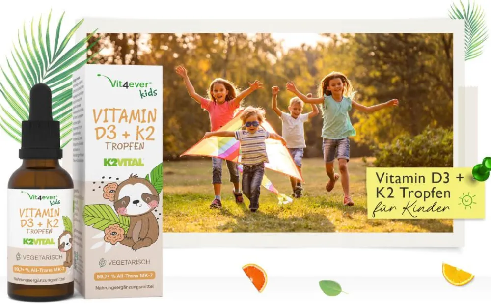 Vitamin D3 + K2 Kids|vit4ever Best