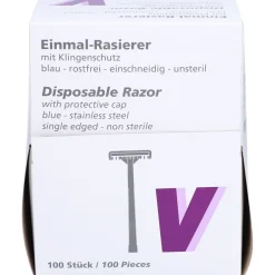 Vivomed Rasierer blau einschneidig Typ V><noscript><img width=
