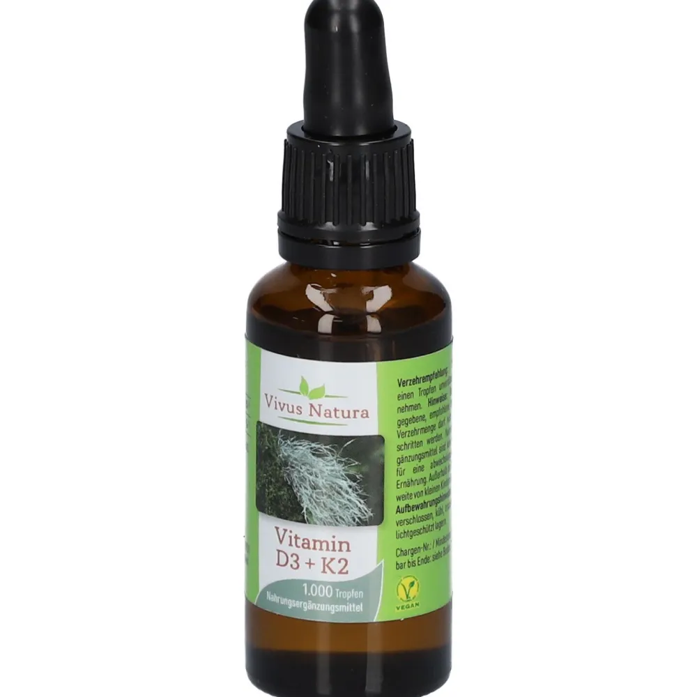 Vivus Natura Vitamin D3+K2 Tropfen| New