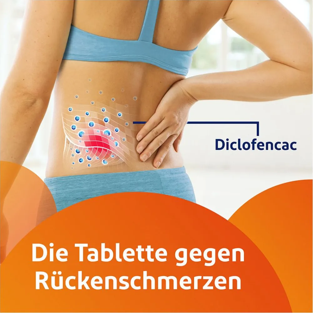 Dolo 25mg Tabletten, Schmerztabletten gegen Rückenschmerzen|Voltaren New