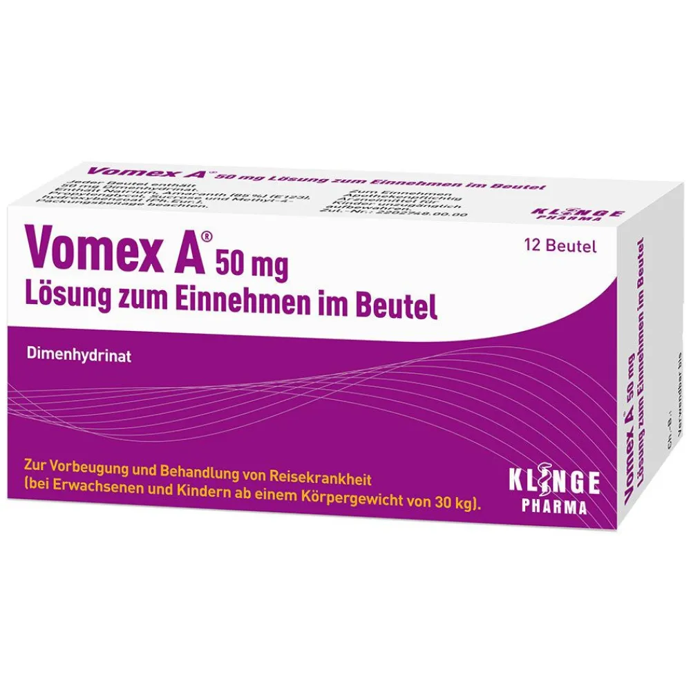 50 mg im Beutel für Unterwegs>Vomex A Clearance