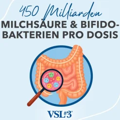 VSL#3® mit 450 Milliarden Bakterien zur Darmsanierung><noscript><img width=