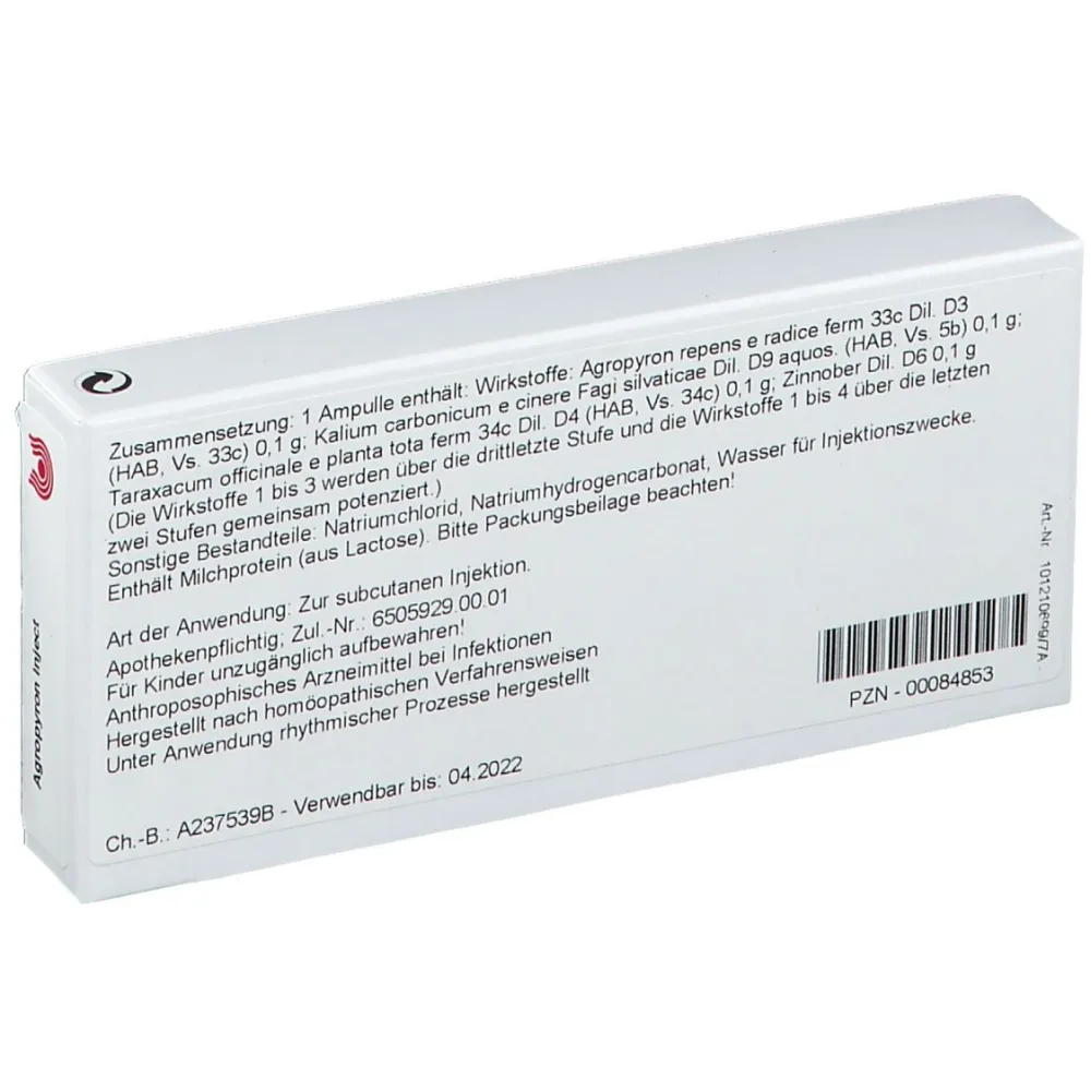 ® Agropyron Inject Amp.>Wala Hot