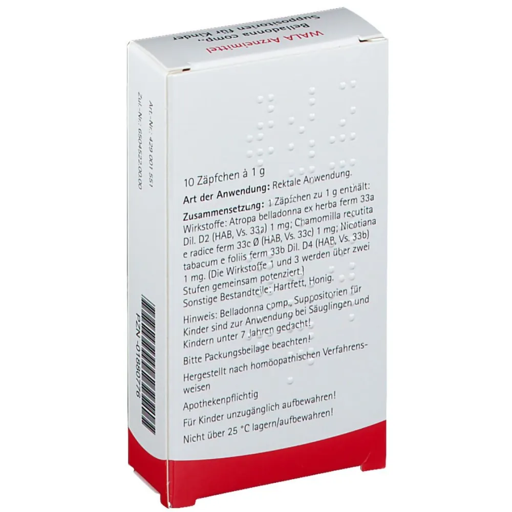 ® Belladonna Comp. Kindersuppositorien>Wala Online