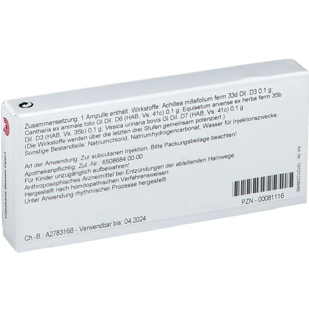 ® Cantharis Blasen Inject Amp.>Wala Online