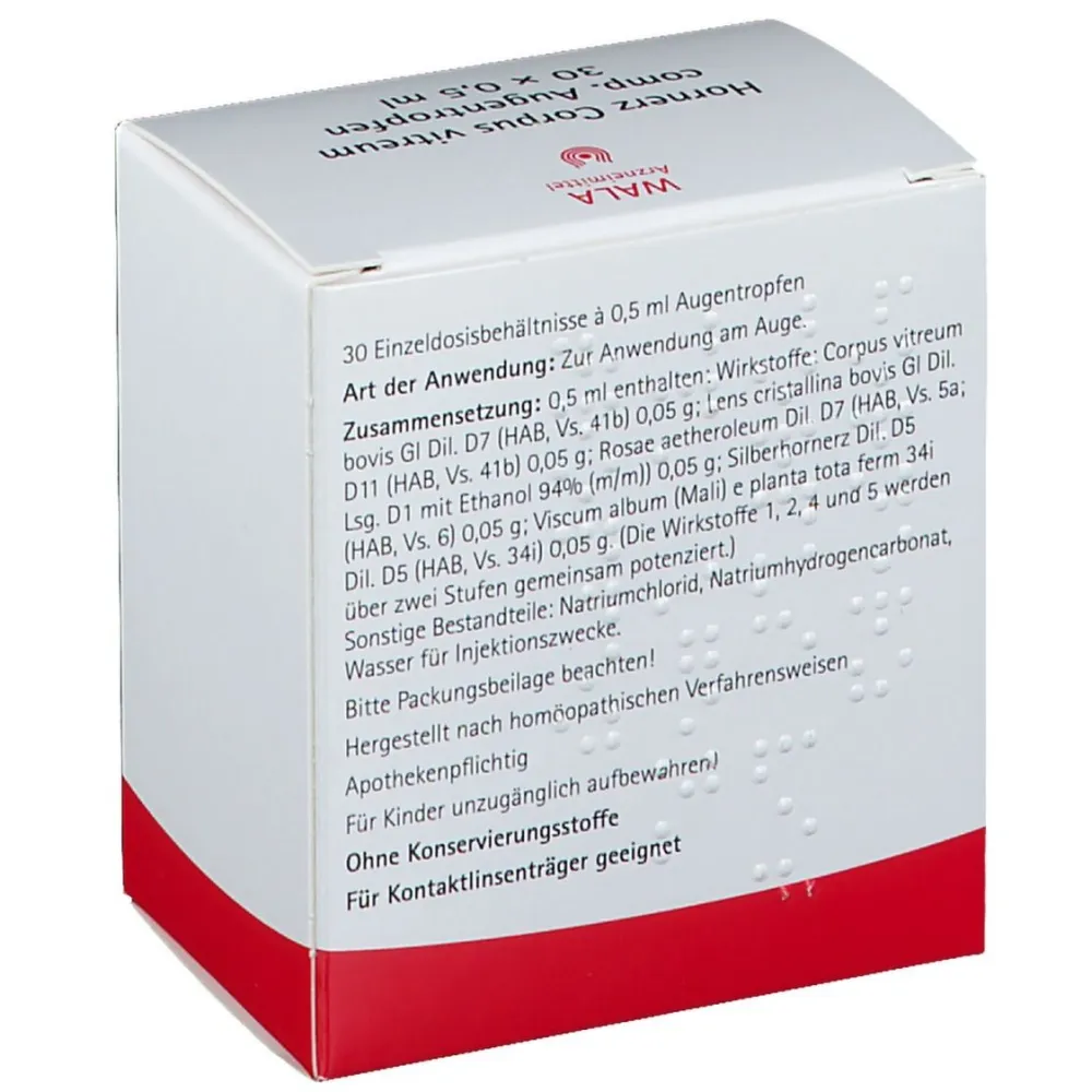 ® HORNERZ/ Corpus Vitreum Comp. Augentropfen>Wala Discount