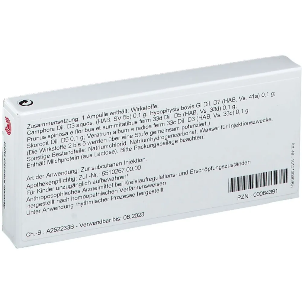 ® Skorodit Kreislauf Inject Amp.>Wala Clearance