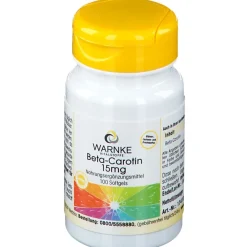 Beta Carotin 15 mg|Warnke Best