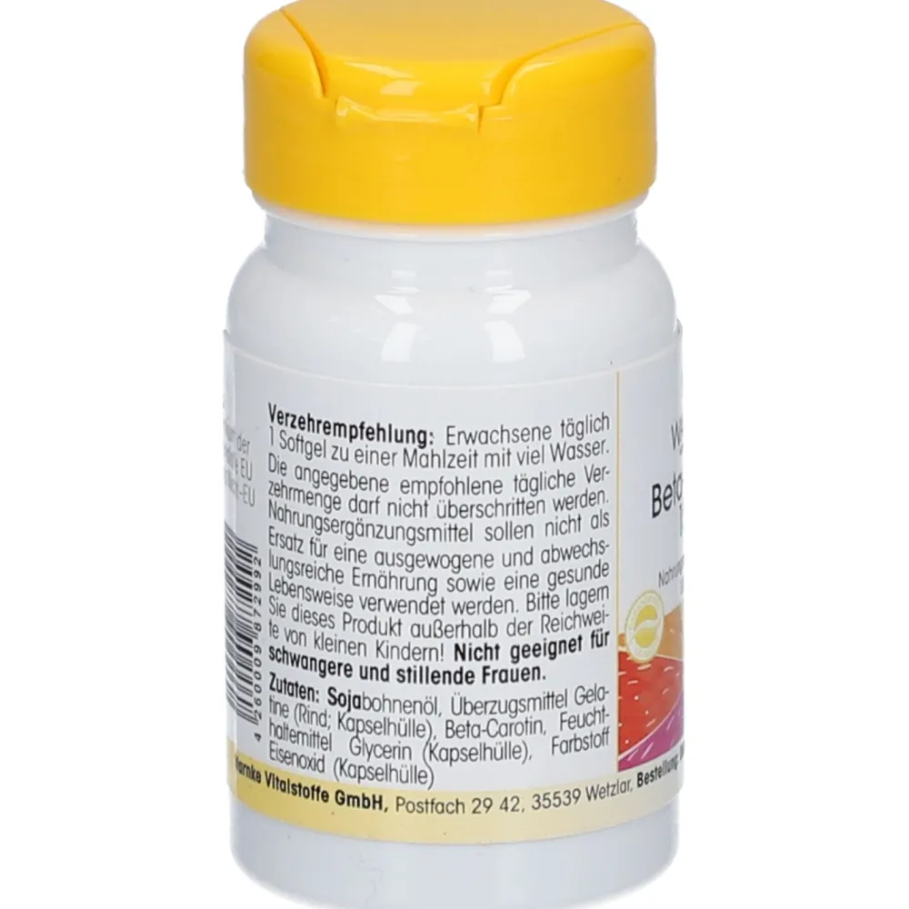 Beta Carotin 15 mg|Warnke Best