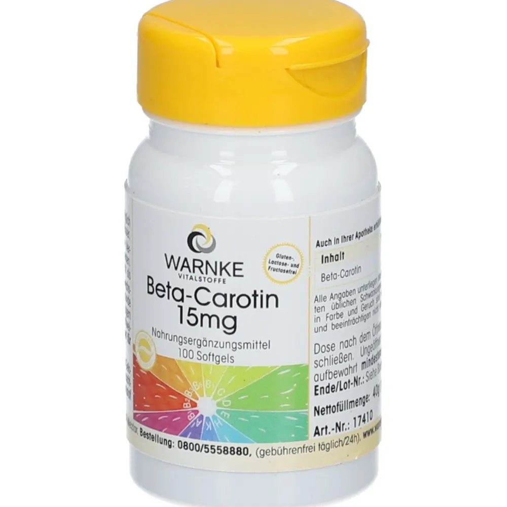Beta Carotin 15 mg|Warnke Best
