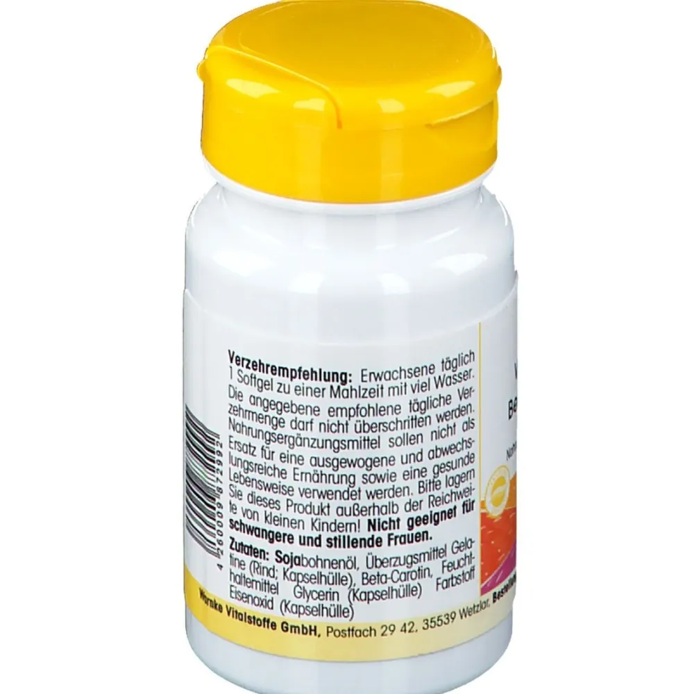 Beta Carotin 15 mg|Warnke Best