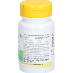 Beta-Carotin 15 mg natürlich|Warnke Best