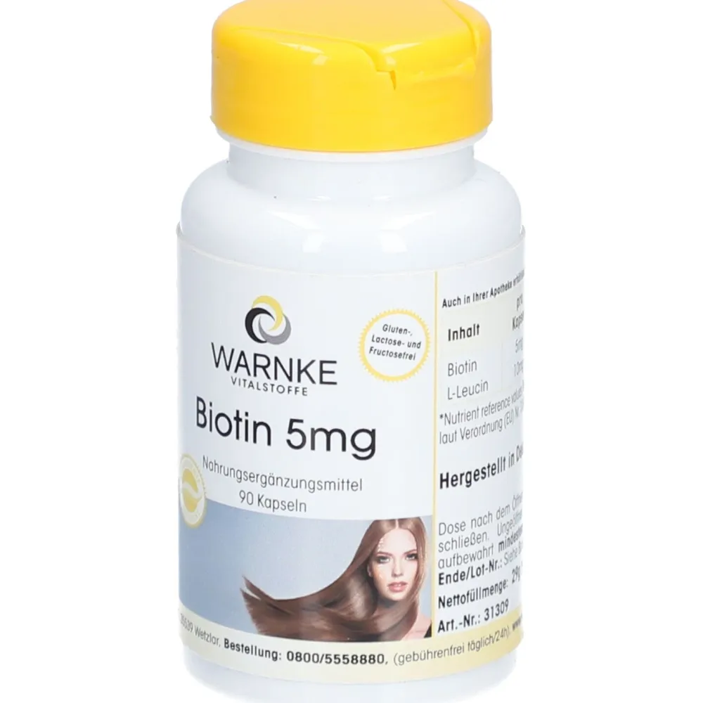 Biotin 5mg>Warnke Clearance