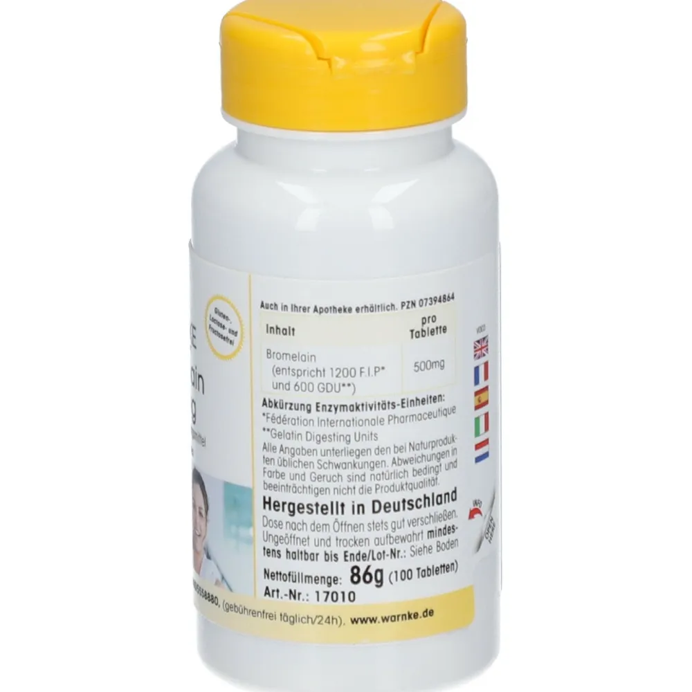 Bromelain 500 mg>Warnke