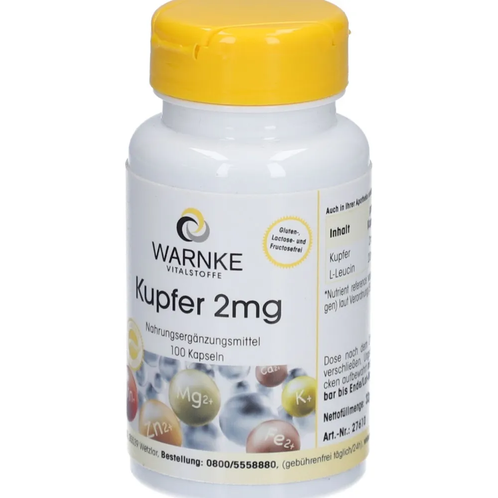 Kupfer 2 mg|Warnke Best