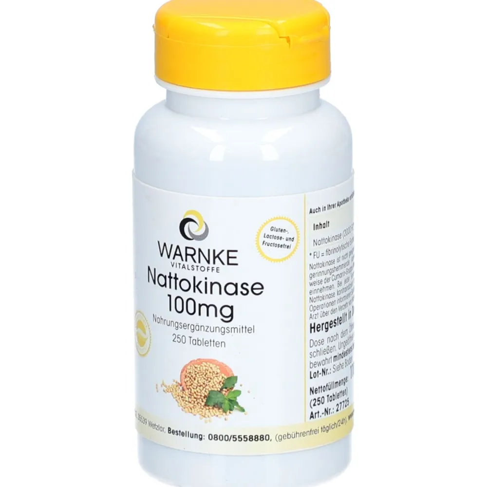 Nattokinase 100mg|Warnke Best