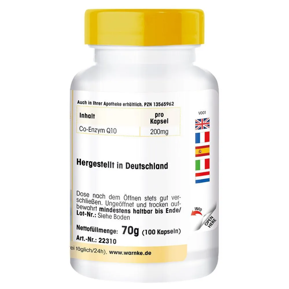 VITALSTOFFE Co-Enzym Q10 200 mg>Warnke Clearance