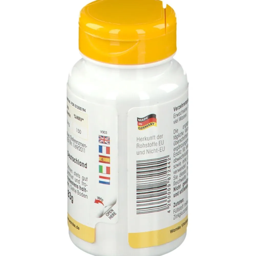 Zink 15 mg|Warnke Best