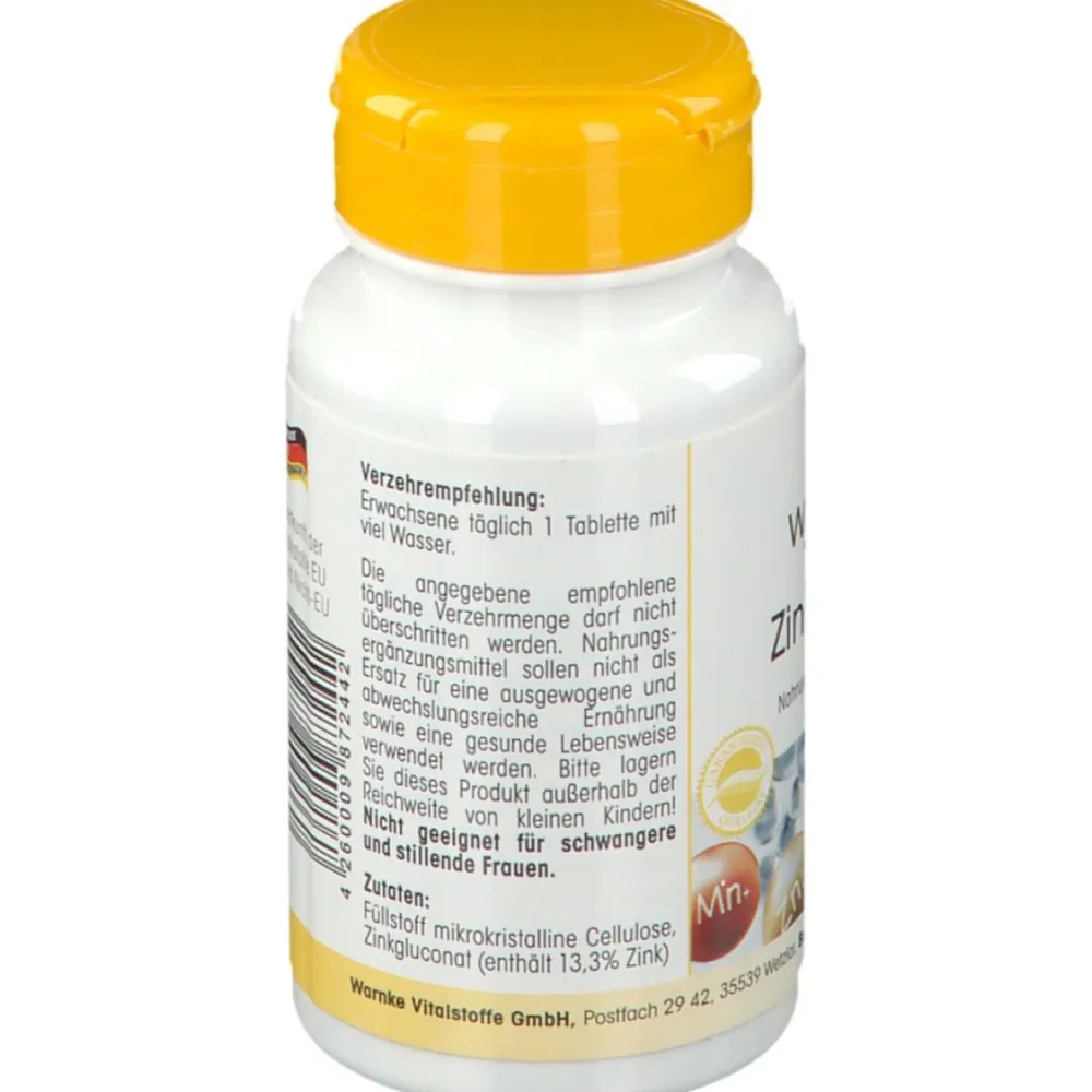 Zink 15 mg|Warnke Best