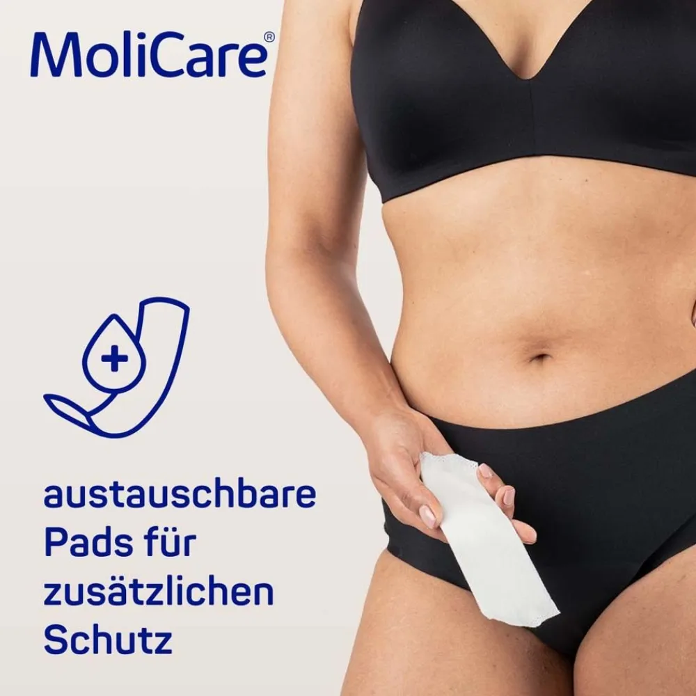 Waschbarer Inkontinenzslip ® lady Absorbent underwear Größe M + 5 X-Change Pads>MoliCare Online