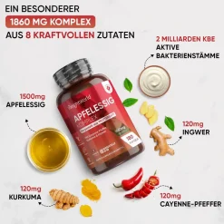 Apfelessig Kapseln|WeightWorld