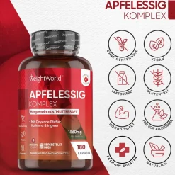 Apfelessig Kapseln|WeightWorld